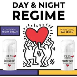 Hot Olay Total Effects 7-in-1 SPF30 Dagcrème Keith Haring Artist Edition