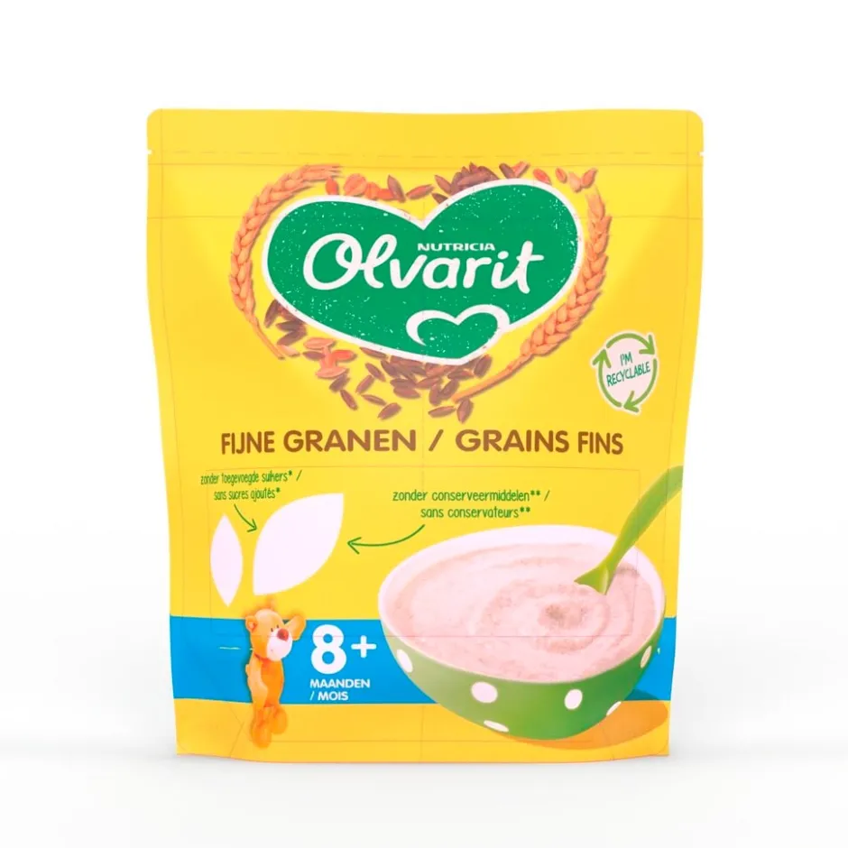 Clearance Olvarit 6-8M Drie Granen Pap