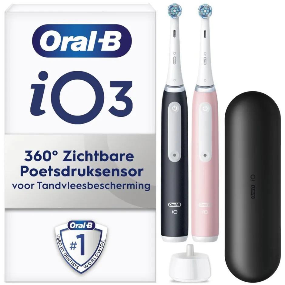 Hot Oral B Oral-B iO series 3 Duo iO Technologie Elektrische Tandenborstels