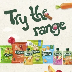 Discount Organix Bio 4M+ Appel en Aardbei Knijpzakje