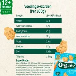 Discount Organix 12+M Boerderijdieren Koekjes