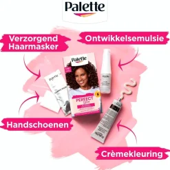 Discount Poly Palette Palette Perfect Gloss 3-65 Fluweelbruin Niet-Permanente Haarverf