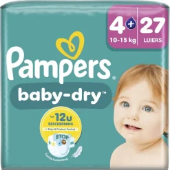 Discount Pampers Baby-Dry Maat 4+ Luiers