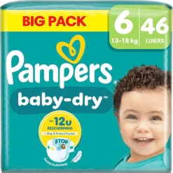 New Pampers Baby-Dry Maat 6 Luiers