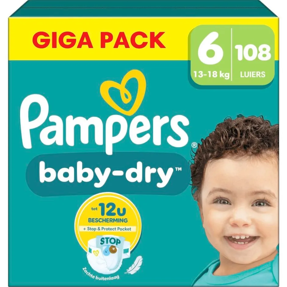 Best Pampers Baby-Dry Maat 6 Luiers
