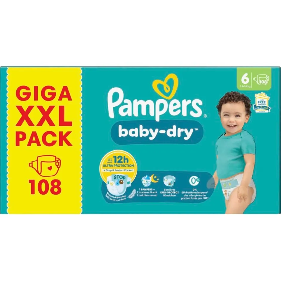 Best Pampers Baby-Dry Maat 6 Luiers