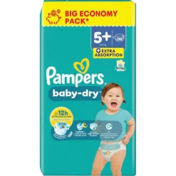 Discount Pampers Baby-Dry Maat 5+ Luiers