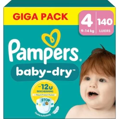 New Pampers Baby-Dry Maat 4 Luiers