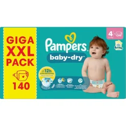 New Pampers Baby-Dry Maat 4 Luiers