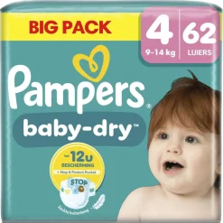Sale Pampers Baby-Dry Maat 4 Luiers