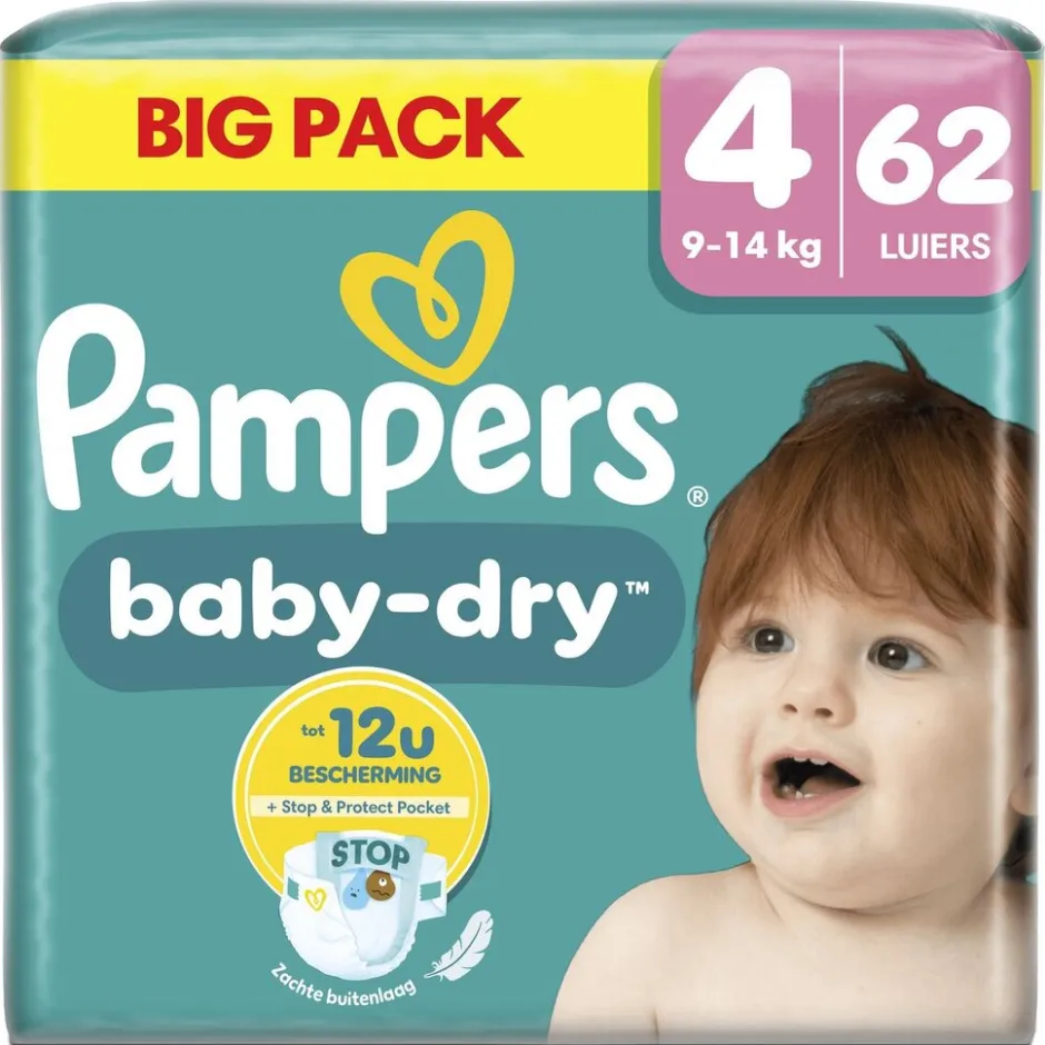 Sale Pampers Baby-Dry Maat 4 Luiers