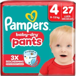Outlet Pampers Baby-Dry Pants Maat 4 Luierbroekjes