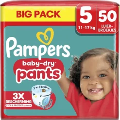 Pampers Baby-Dry Pants Maat 5 Luierbroekjes