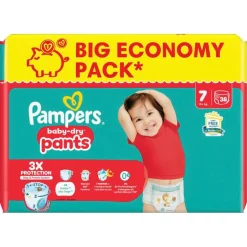 Pampers Baby-Dry Pants Maat 7 Luierbroekjes