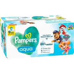 Sale Pampers Harmonie Aqua Paw Patrol Babydoekjes
