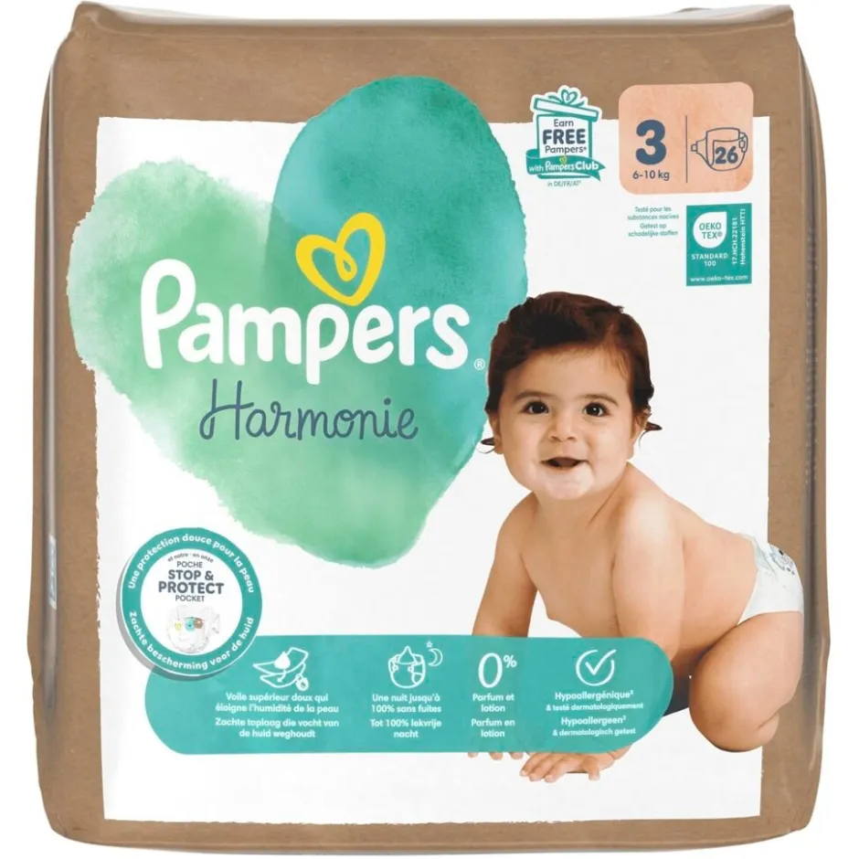 Best Pampers Harmonie Maat 3 Luiers