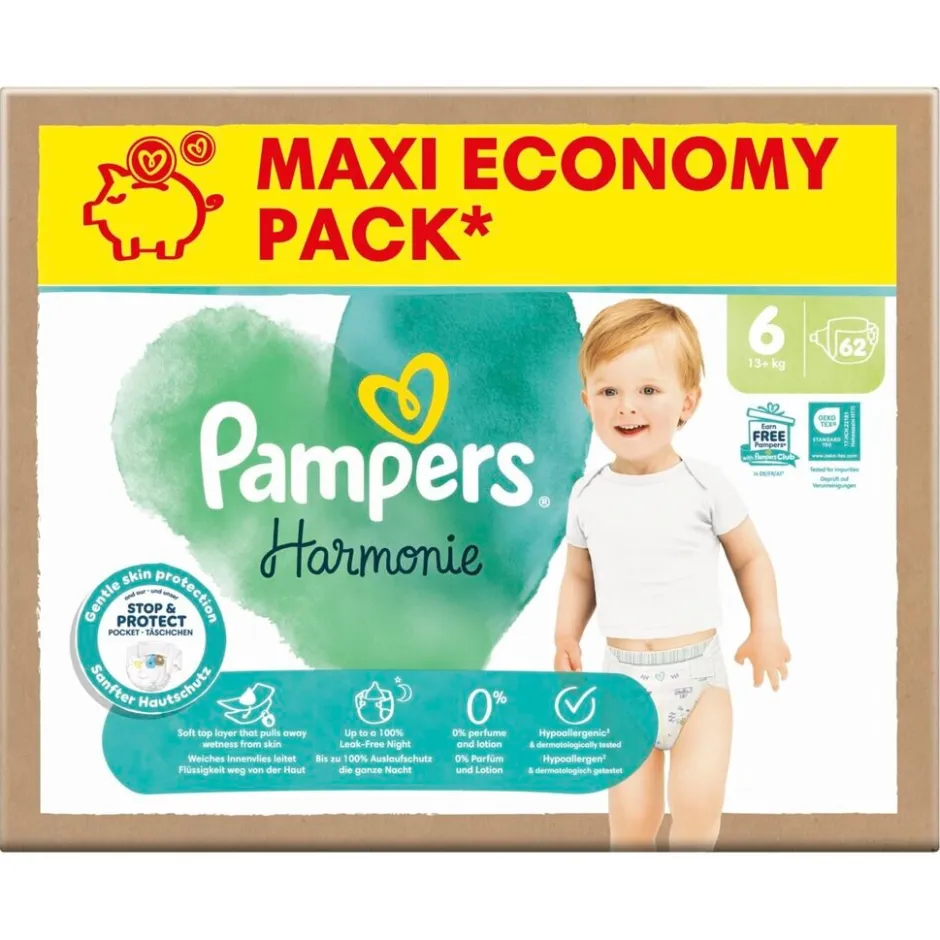 Discount Pampers Harmonie Maat 6 Luiers