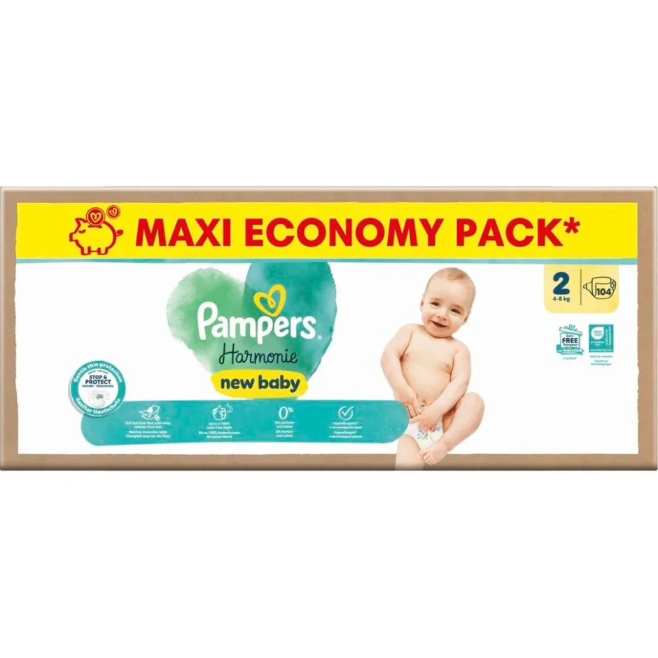 Outlet Pampers Harmonie Maat 2 Luiers