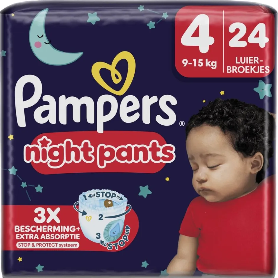 Online Pampers Night Pants Maat 4 Luierbroekjes