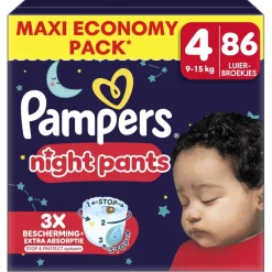 Hot Pampers Night Pants Maat 4 Luierbroekjes