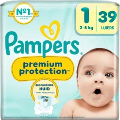 Online Pampers Premium Protection Maat 1 Luiers