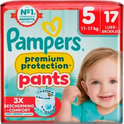 Outlet Pampers Premium Protection Pants Maat 5 Luierbroekjes