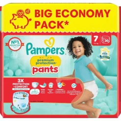 Hot Pampers Premium Protection Pants Maat 7 Luierbroekjes