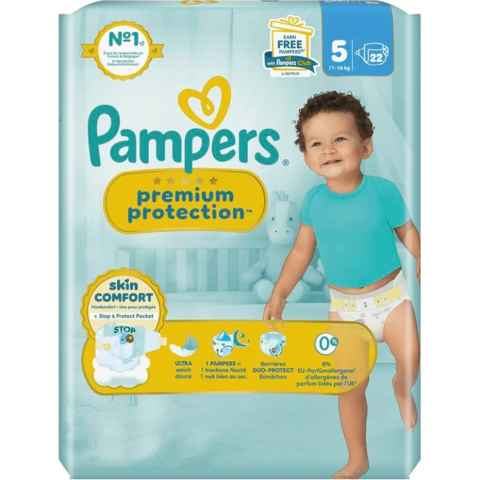Online Pampers Premium Protection Maat 5 Luiers