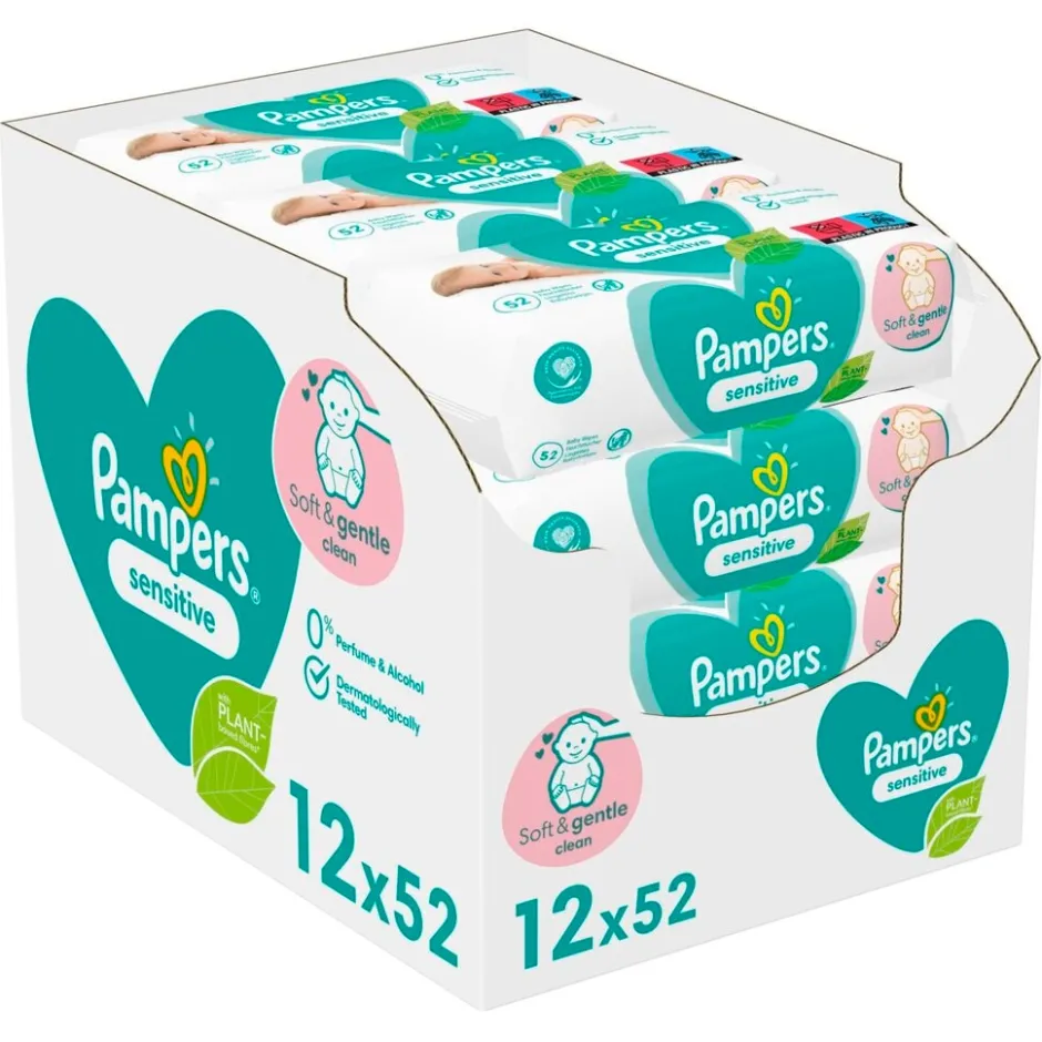 Hot Pampers Sensitive Billendoekjes