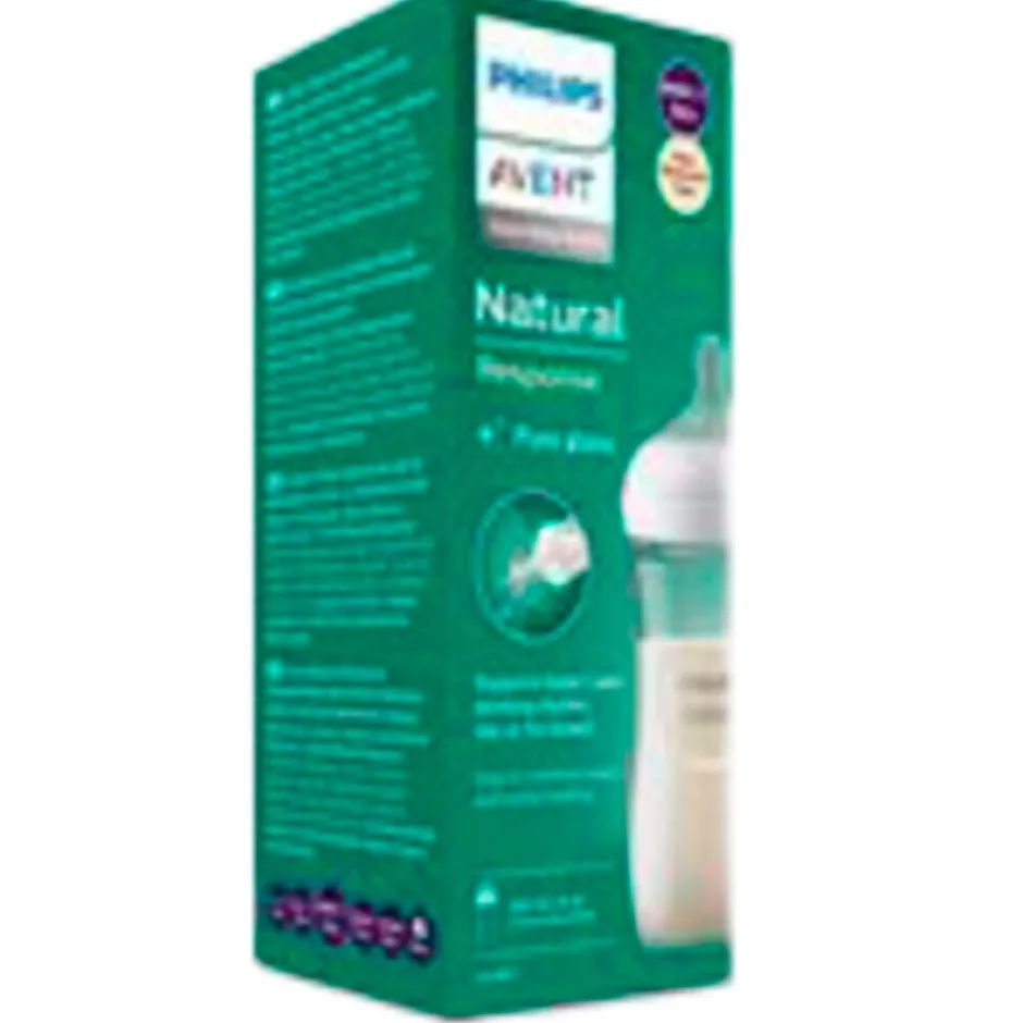 Best Philips Avent Natural Response Fles Glas 240ml – Flow 3 – BPS vrij- 1 fles
