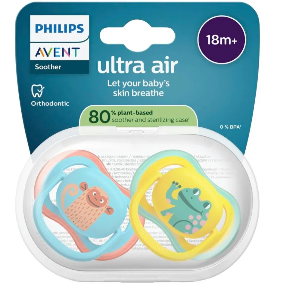 New Philips Avent Soother Air 18M+ SCF349/58 fopspeen