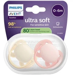 New Philips Avent Ultra Soft SCF091/38 Fopspeen