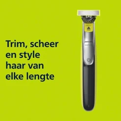 Online Philips OneBlade Face+Body QP2834/23 Trimmer, Scheerapparaat en Styler