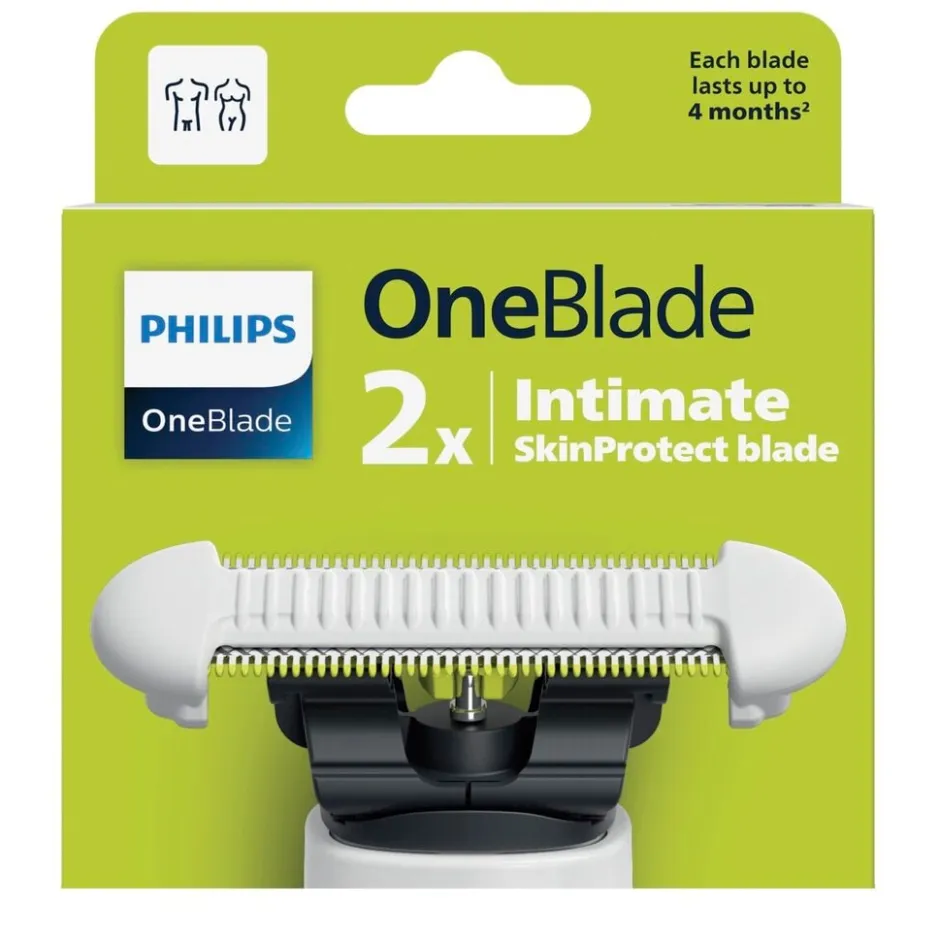 Sale Philips OneBlade Intimate Vrouw QP229/52 SkinProtect Blade Navulmesjes