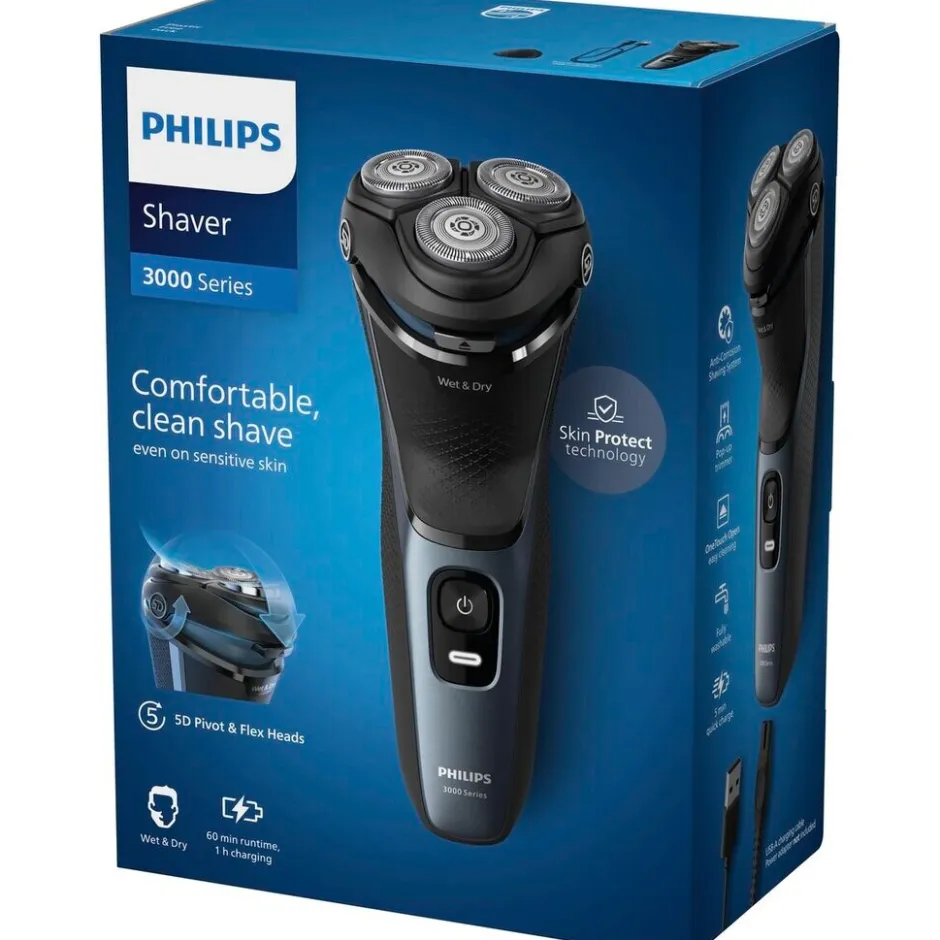 Outlet Philips Series 3000 S3144/00 Elektrisch Scheerapparaat