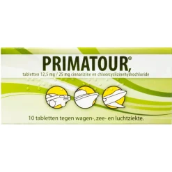 Online Primatour Reistabletten