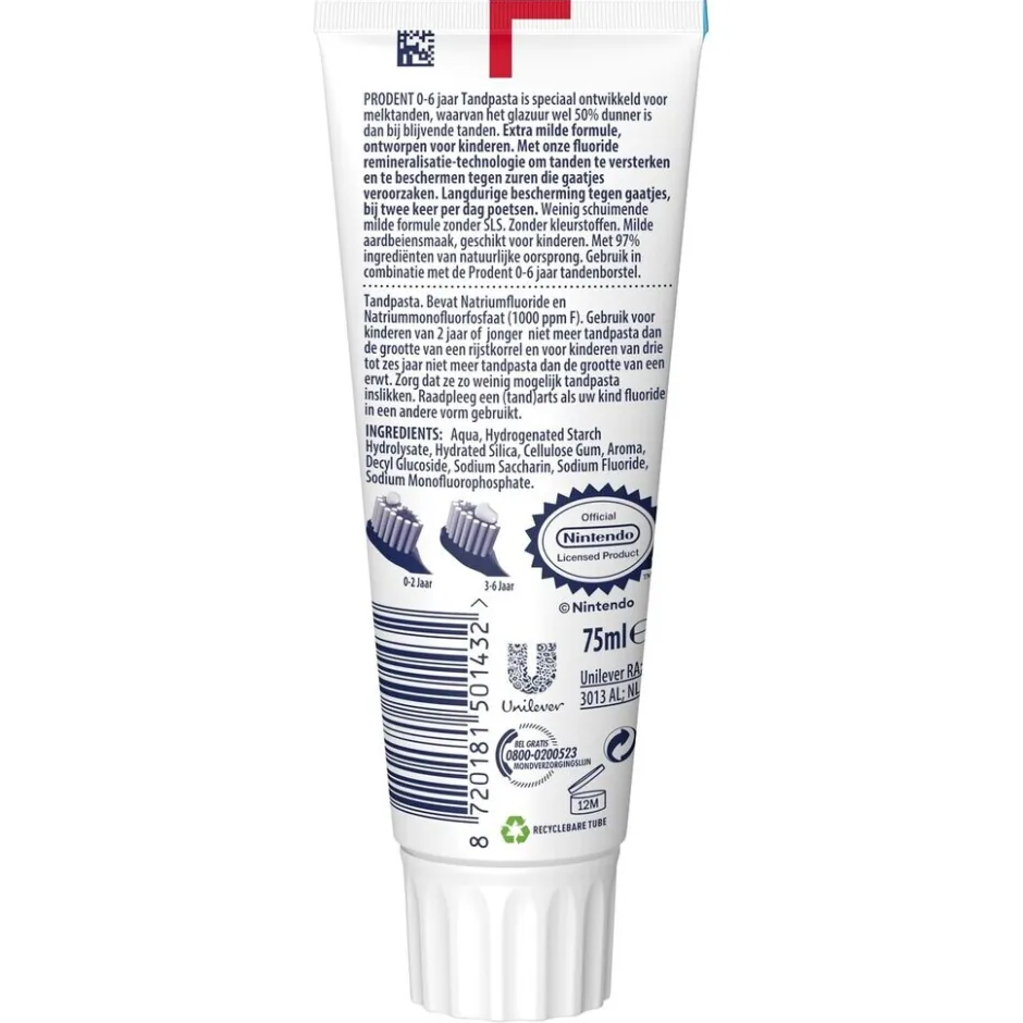 Outlet Prodent Kids 0-6 Jaar Tandpasta