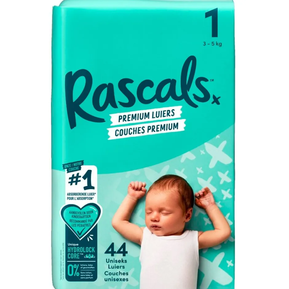 Discount Rascal + Friends Maat 1 Premium Luiers