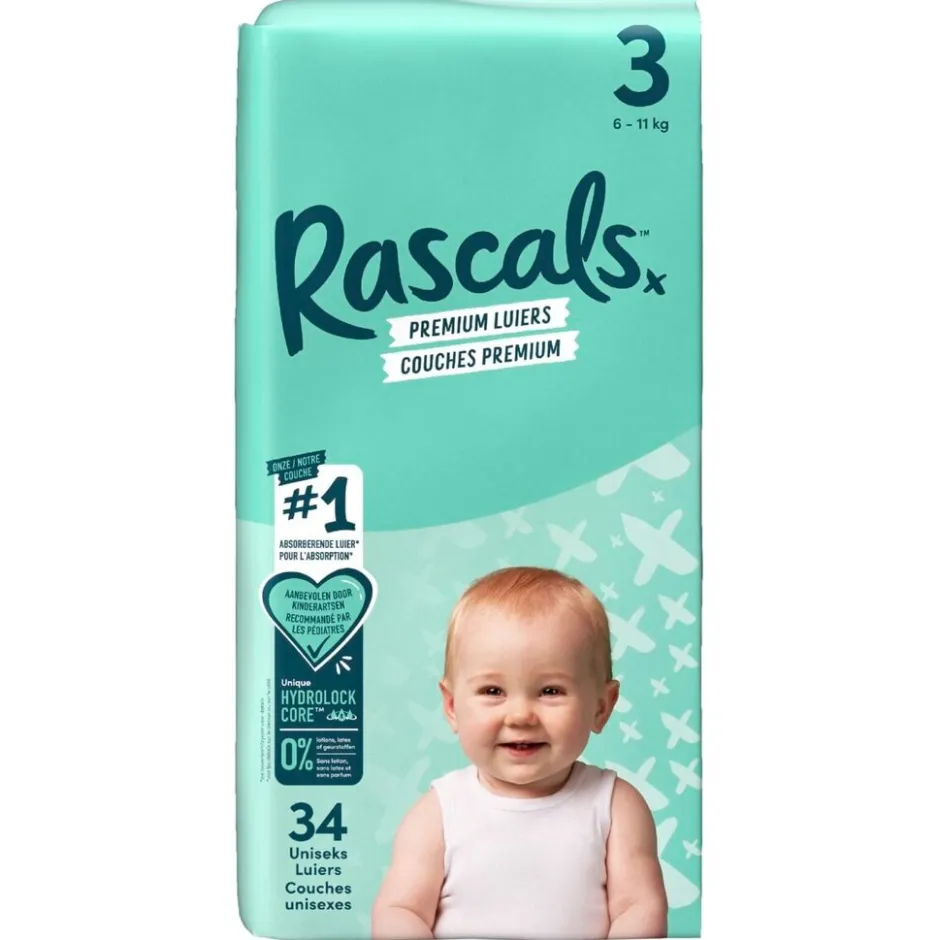 Online Rascal + Friends Maat 3 Premium Luiers