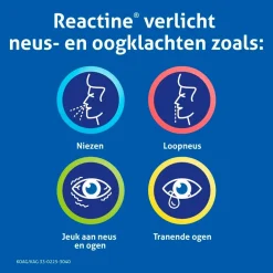 Sale Reactine Cetirizine 10mg Filmomhulde Hooikoortstabletten
