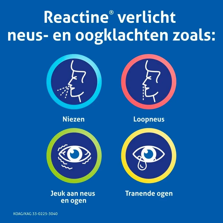 Sale Reactine Cetirizine 10mg Filmomhulde Hooikoortstabletten