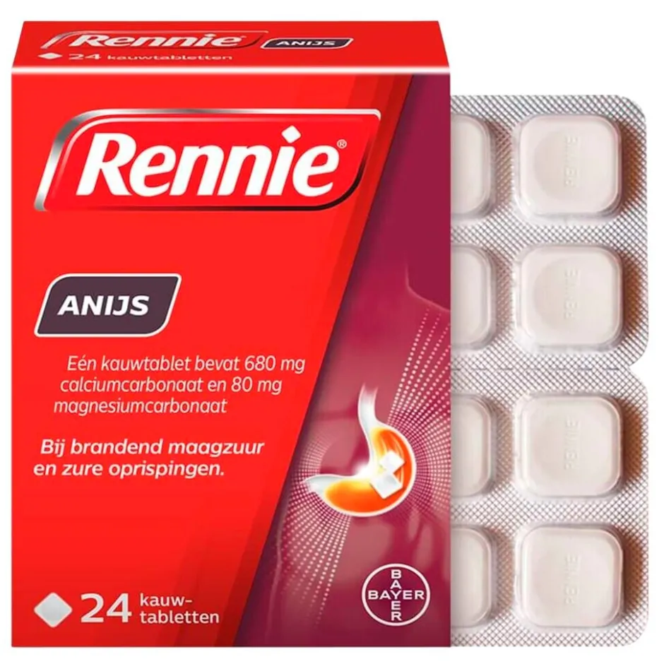 Outlet Rennie Anijs Kauwtabletten
