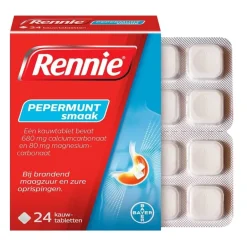 Sale Rennie Pepermunt Kauwtabletten