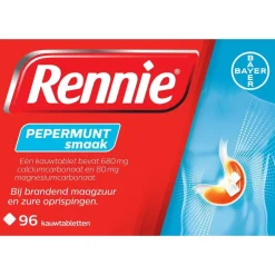 Best Rennie Pepermunt Kauwtabletten