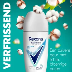 Sale Rexona Advanced Protection Cotton Dry Antitranspirant Roller