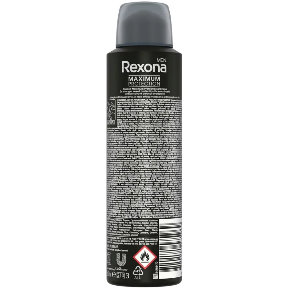 Hot Rexona Maximum Protection Cobalt Dry Antitranspirant Spray