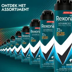 Sale Rexona Men Advanced Protection Invisible Ice Antitranspirant Spray