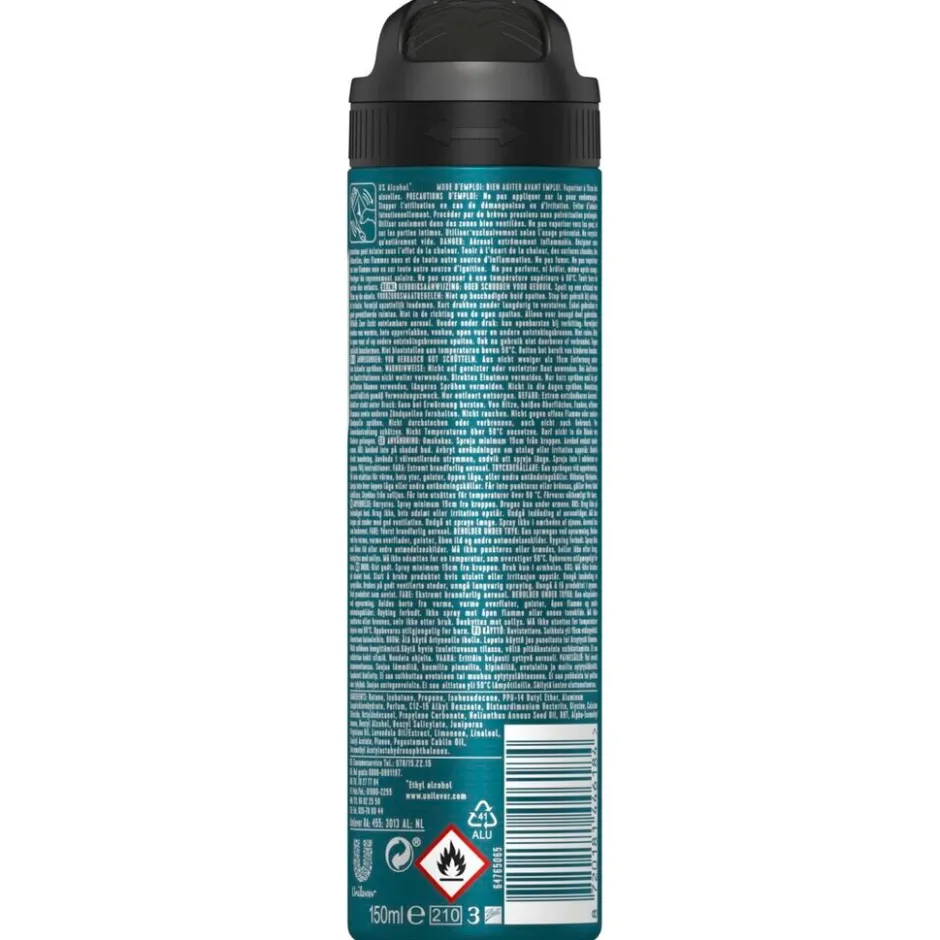 Hot Rexona Men Invisible Black & White Clothes Deodorant Spray