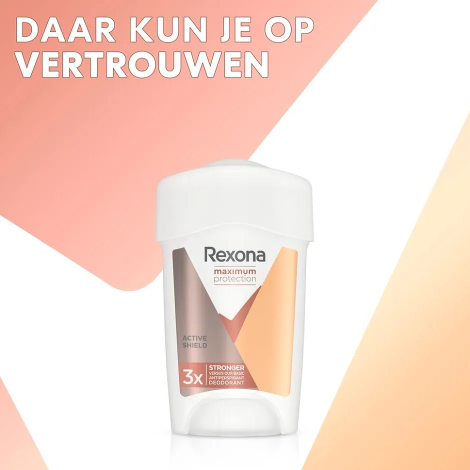 Online Rexona Women Maximum Protection Active Shield Anti-Transpirant Cream Deodorant Stick