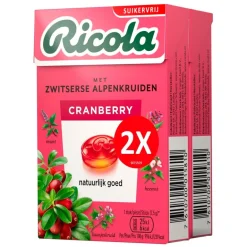 New Ricola Cranberry Kruidenpastilles